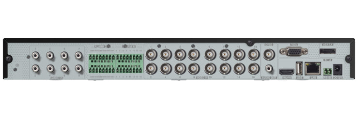 Provision-ISR SH-16200A5N-8L(1U) Negro, 1920 x 1080 Pixeles, H.264, H.265