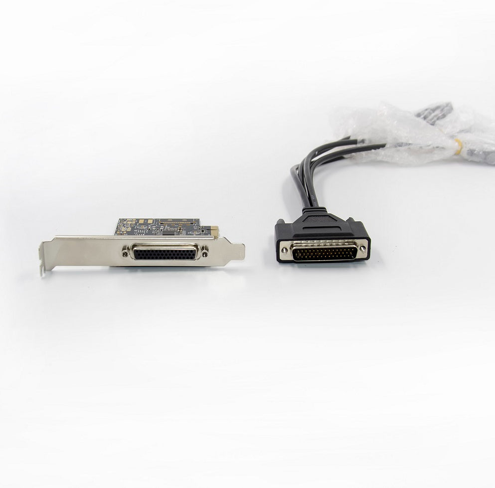 X-Media XM-PEX-4S tarjeta o adaptador de interfaz Interno RS-232, PCIe, Perfil bajo, PCIe 2.0