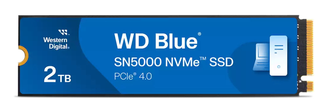 Western Digital WDS200T4B0E unidad interna de estado sólido 2 TB M.2 PCI Express 4.0 NVMe, 5150 MB/s