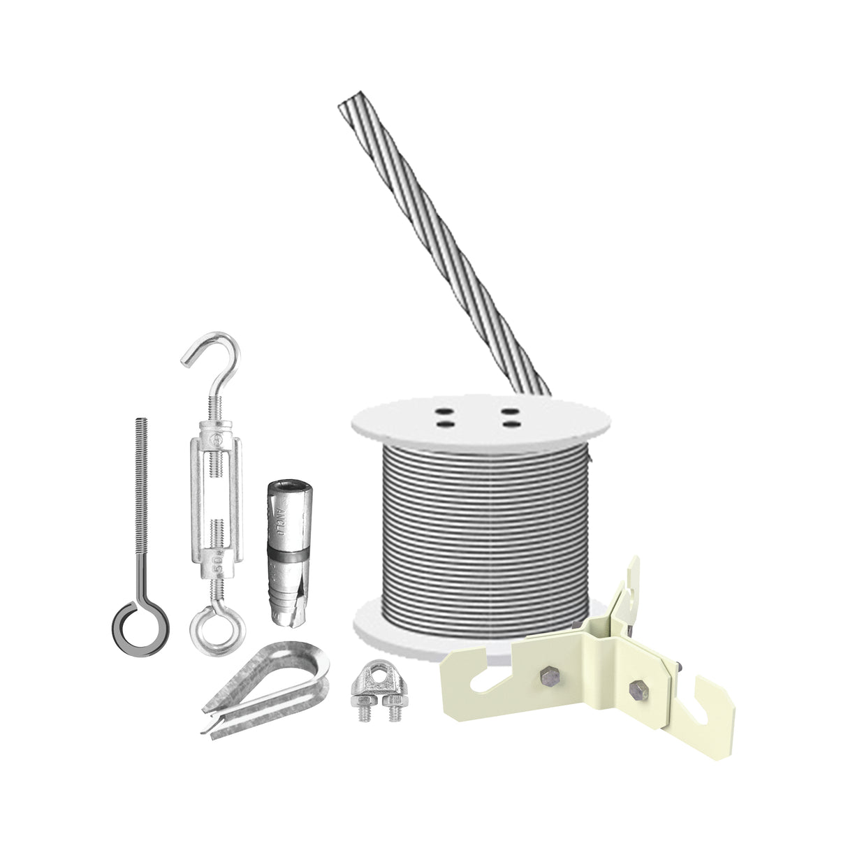 Syscom KIT-RET-6M kit de montaje Acero