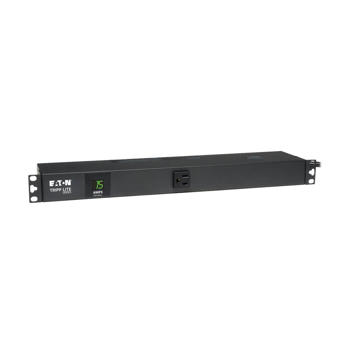 Tripp Lite PDUMH15 PDU Monofásico de 1.5kW con Medidor Digital Local, Tomacorrientes de 120V (13 5-15R), 5-15P, Entrada