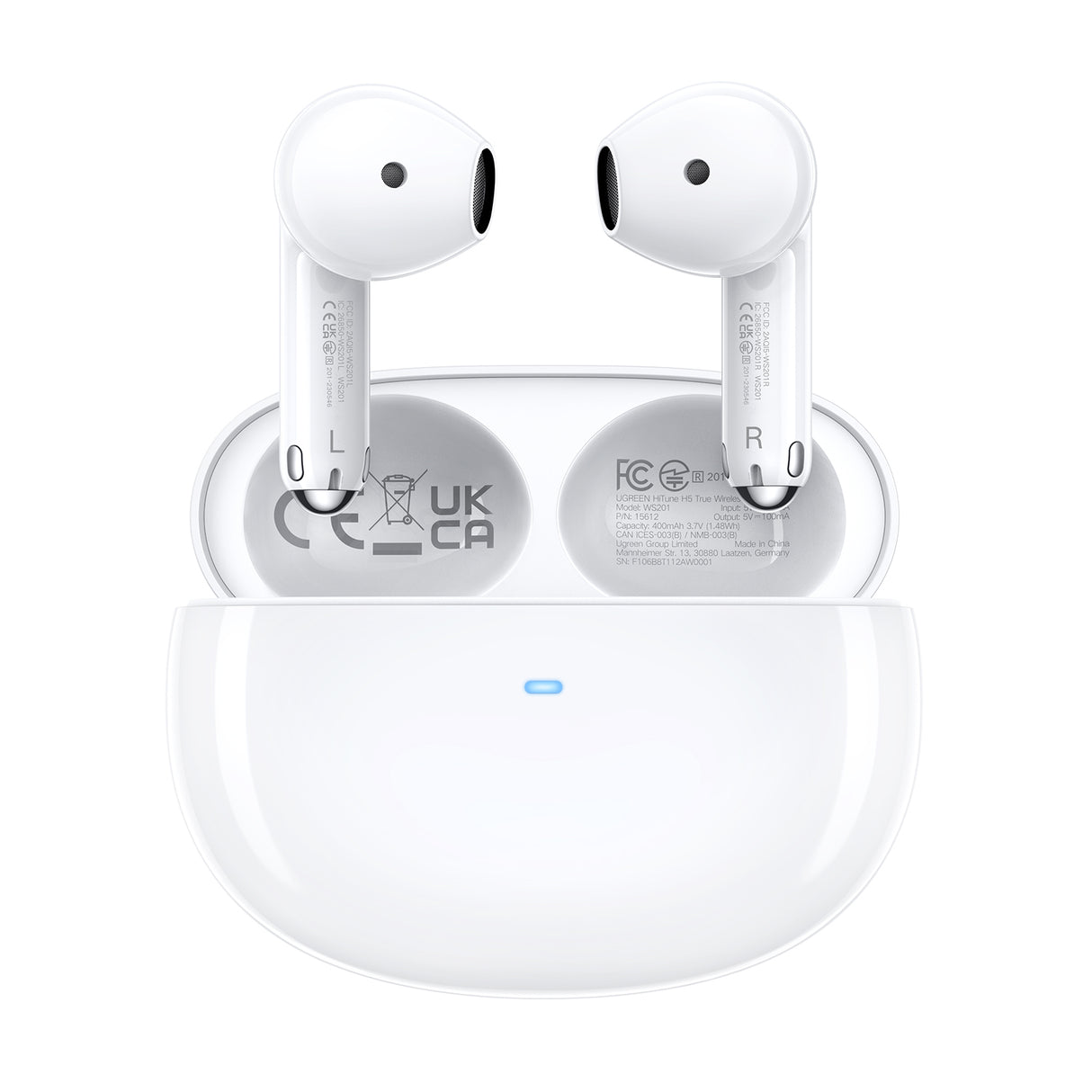 Ugreen HiTune H5 Auriculares True Wireless Stereo (TWS) Dentro de oído Llamadas/Música Blanco