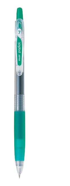 Bolígrafo Pilot Poplol Gel Retráctil 0.7mm Colores Surtidos Básicos C/12 Pzas
