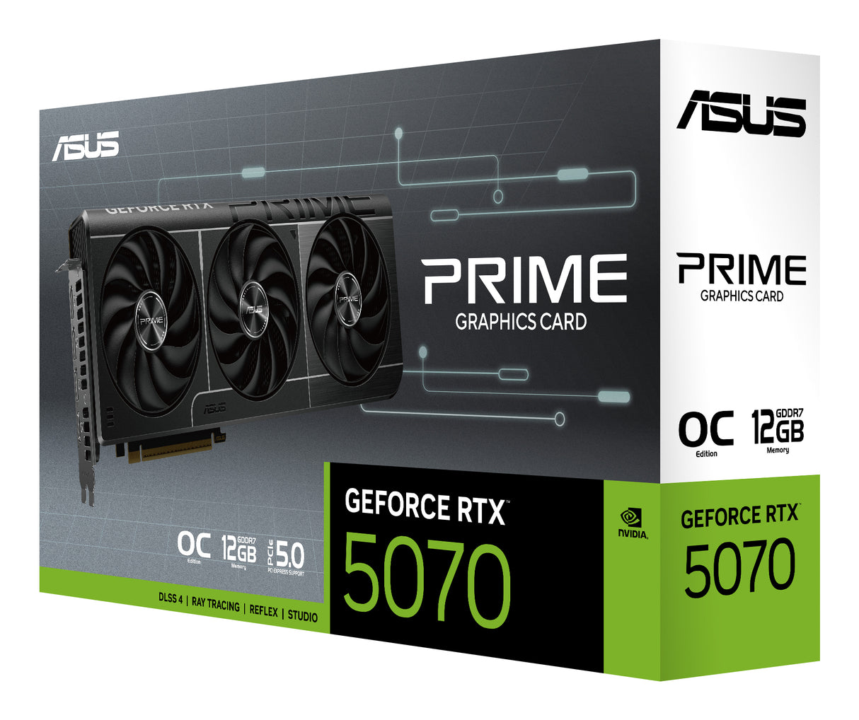 ASUS Tarjeta de Video NVIDIA GeForce RTX 5070 OC Edition, 12GB 192-bit GDDR7, PCI Express 5.0 ― ¡Compra y obtén Resident Evil Requiem! Un código por cliente tarjetas gráficas
