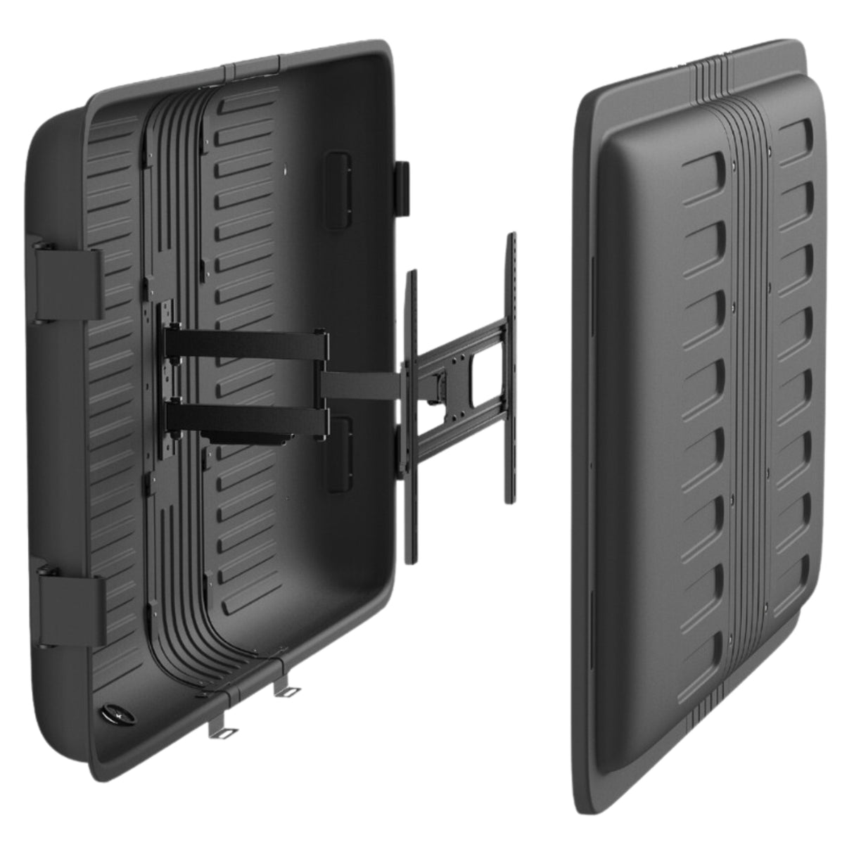 Ovaltech OVTVE-3255 soporte para TV 139.7 cm (55") Negro, 400 x 400 mm, Acrilonitrilo butadieno estireno (ABS), Acriloni