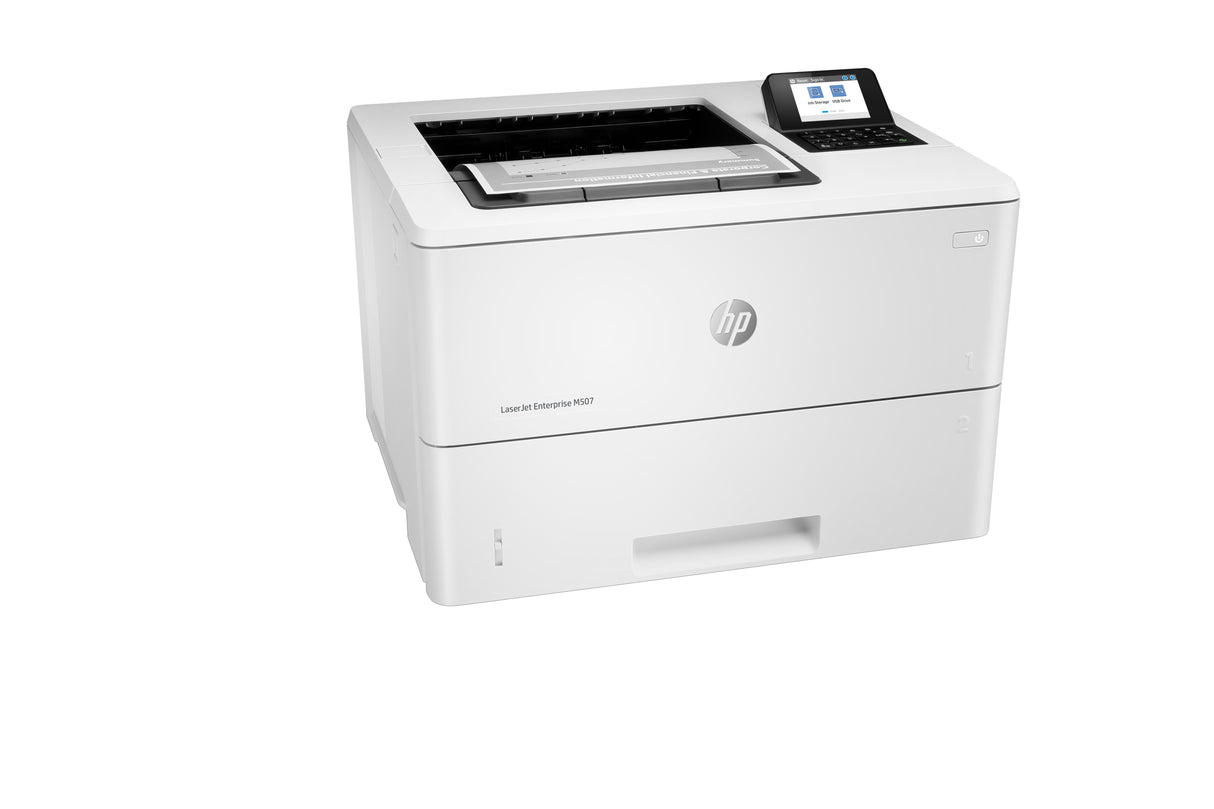 HP LaserJet Enterprise M507dn Blanco y negro Impresora, Solo Ethernet; A doble cara Impresora Laser WiFi Blanco