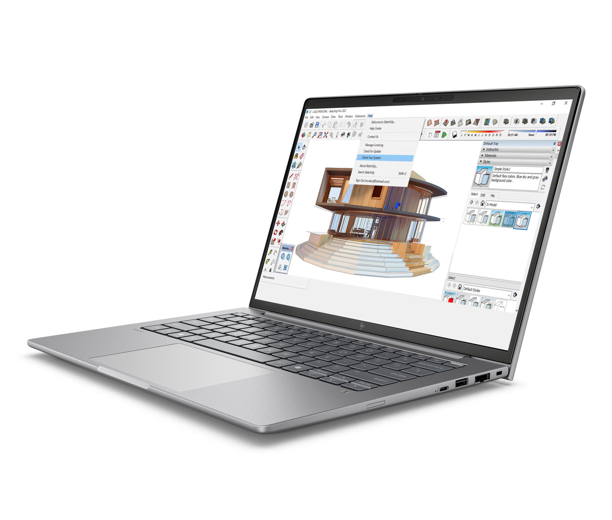 HP ZBook 8 G1i 14 inch Mobile Workstation PC Intel Core Ultra 7 255H 35.6 cm (14") Pantalla táctil WUXGA 16 GB DDR5-SDRAM NVIDIA RTX 500 Ada Wi-Fi