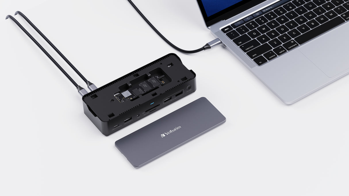 Verbatim CDS-15S Alámbrico USB 3.2 Gen 1 (3.1 Gen 1) Type-C Negro, Gris