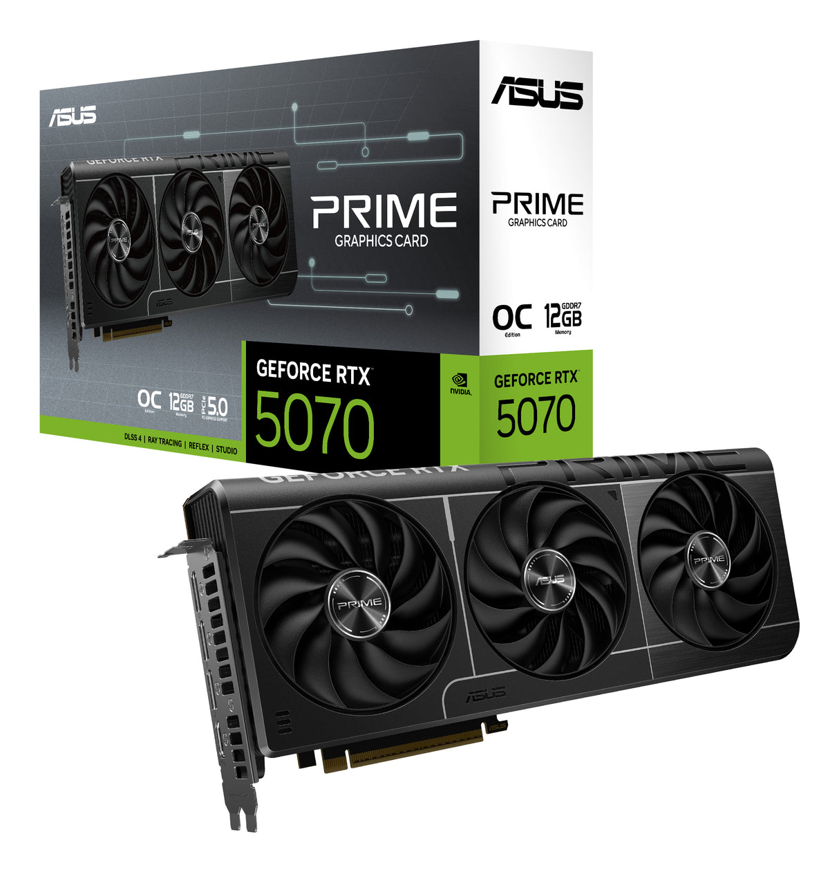 ASUS Tarjeta de Video NVIDIA GeForce RTX 5070 OC Edition, 12GB 192-bit GDDR7, PCI Express 5.0 ― ¡Compra y obtén Resident Evil Requiem! Un código por cliente tarjetas gráficas