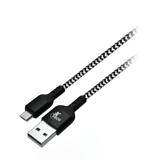Xtech XTC-366 cable USB USB 2.0 1.8 m USB A Micro-USB B Negro, Blanco | Cables USB