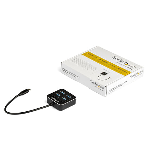 StarTech.com Hub Concentrador USB C de 4 Puertos - Ladrón USB Tipo C a 4 Puertos USB A - Hub USB Tipo C USB 3.2 Gen 2 de