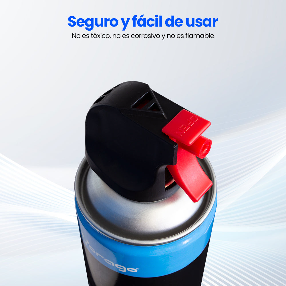 AIRE COMPRIMIDO VORAGO 660 ML NO FLAMABLE 100% ECOLOGICO CLN-300