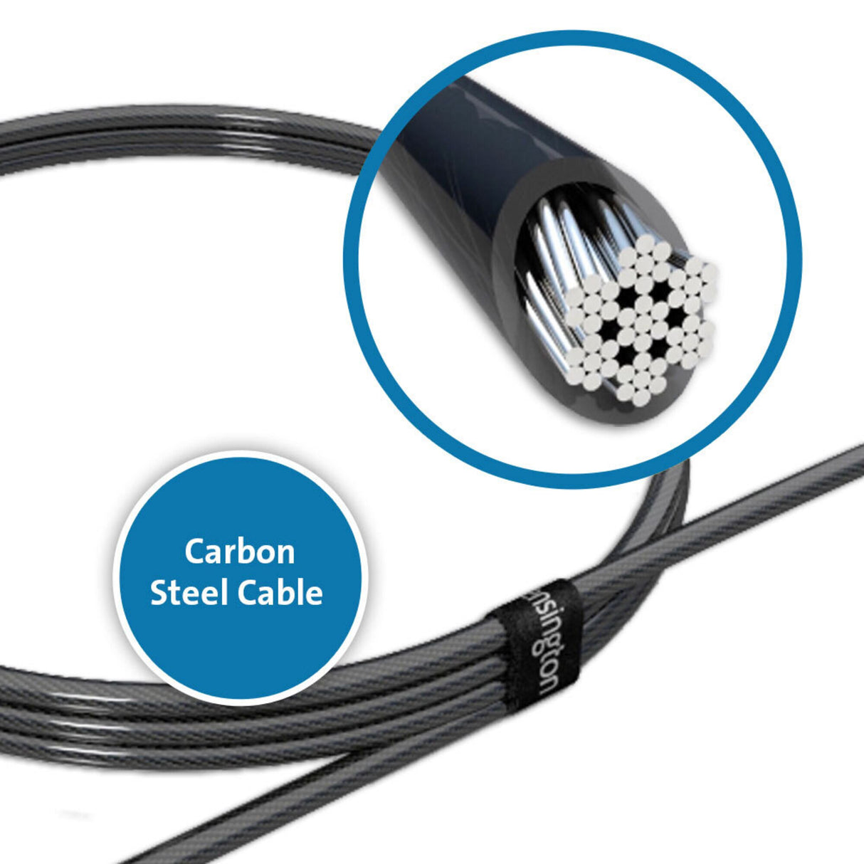 Kensington Candado fino de combinación en serie N17 para portátiles con ranuras tipo "wedge" Cable Cerradura con combinación Kensington Con forma de cuña Standard