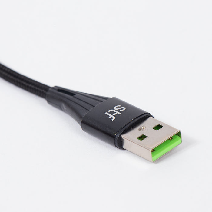 STF ST-A36885 cable USB 1.8 m USB A USB C/Micro-USB B/Lightning Negro | Cables USB