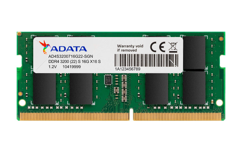 ADATA AD4S3200732G22-SGN Memoria RAM 32 GB DDR4 3200 MHz 260-pin SO-DIMM