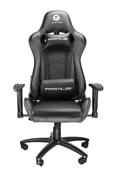 Primus THRÓNOS 100T Silla universal para juegos asiento acolchado Negro, 120 kg, respaldo acolchado, Carreras