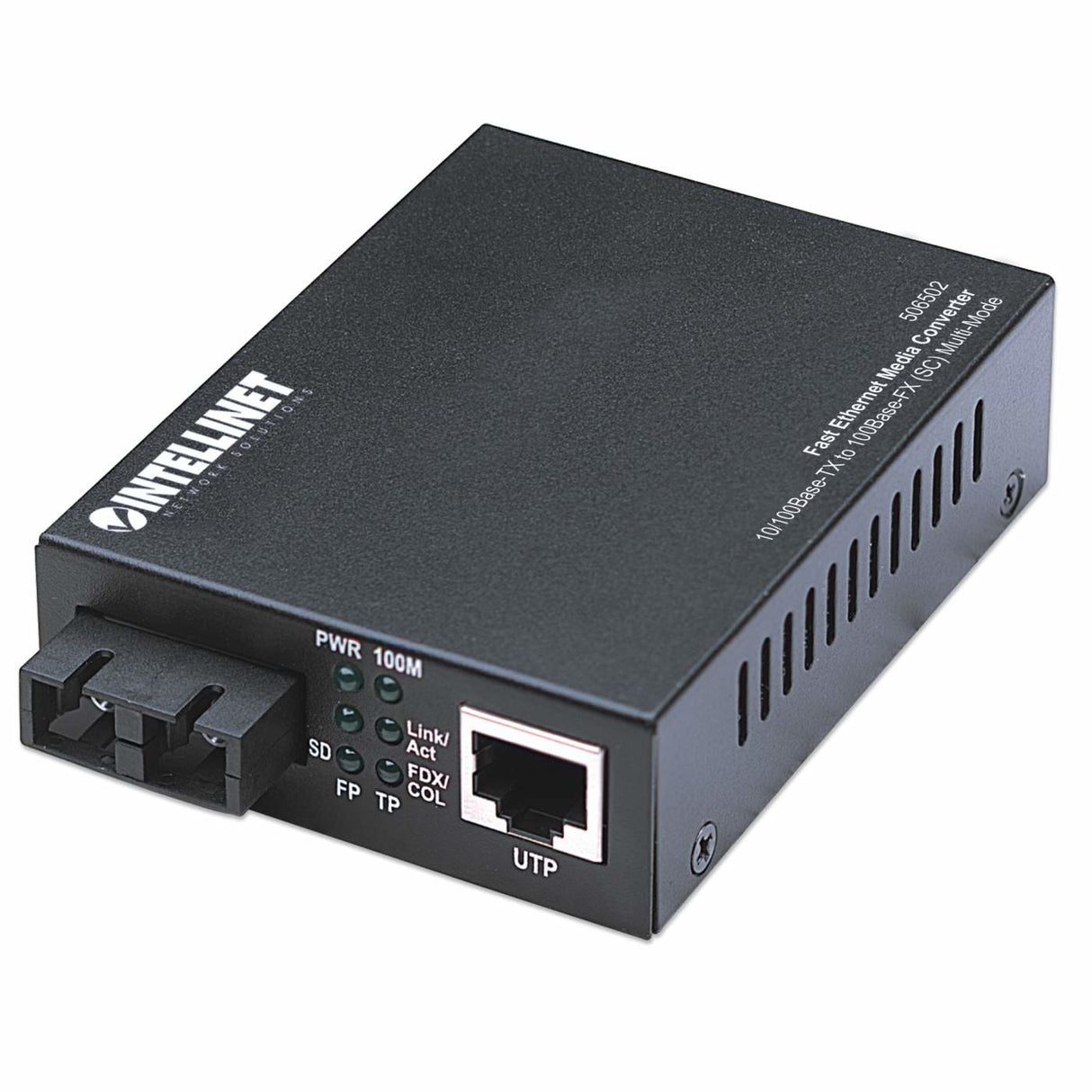 Intellinet 506502 - Intellinet Convertidor de Medios Fast Ethernet