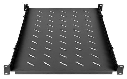 Intellinet Étagère fixe réglable 19", 1U, profondeur 750 mm, rails réglables de 750 à 950 mm, charge max. 20 kg, no