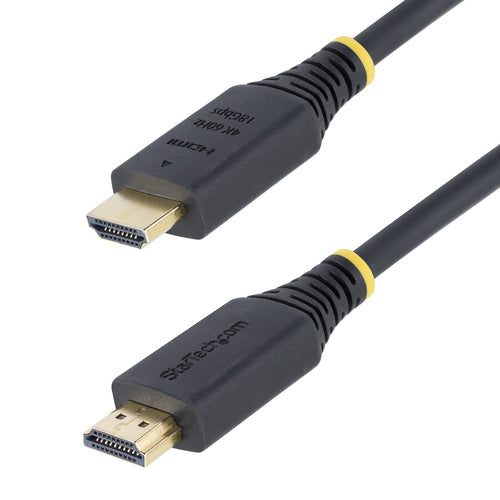 StarTech.com Cable HDMI Premium Certificado de Alta Velocidad de 2m - 4K 60Hz - 144Hz - UHD - HDR10/HDCP 2.2/ARC - 18Gbp