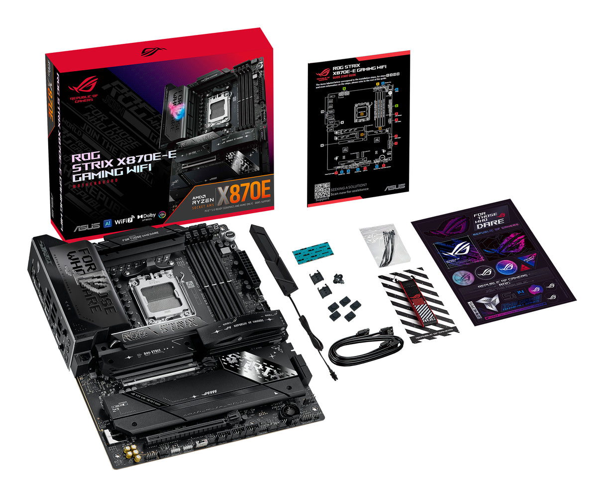 ASUS ROG STRIX X870E-E GAMING WIFI placas base AMD Zócalo AM5 DDR5-SDRAM 4