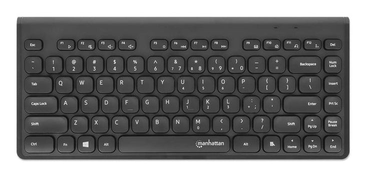 Manhattan 180764 teclado Universal RF inalámbrico QWERTY Negro