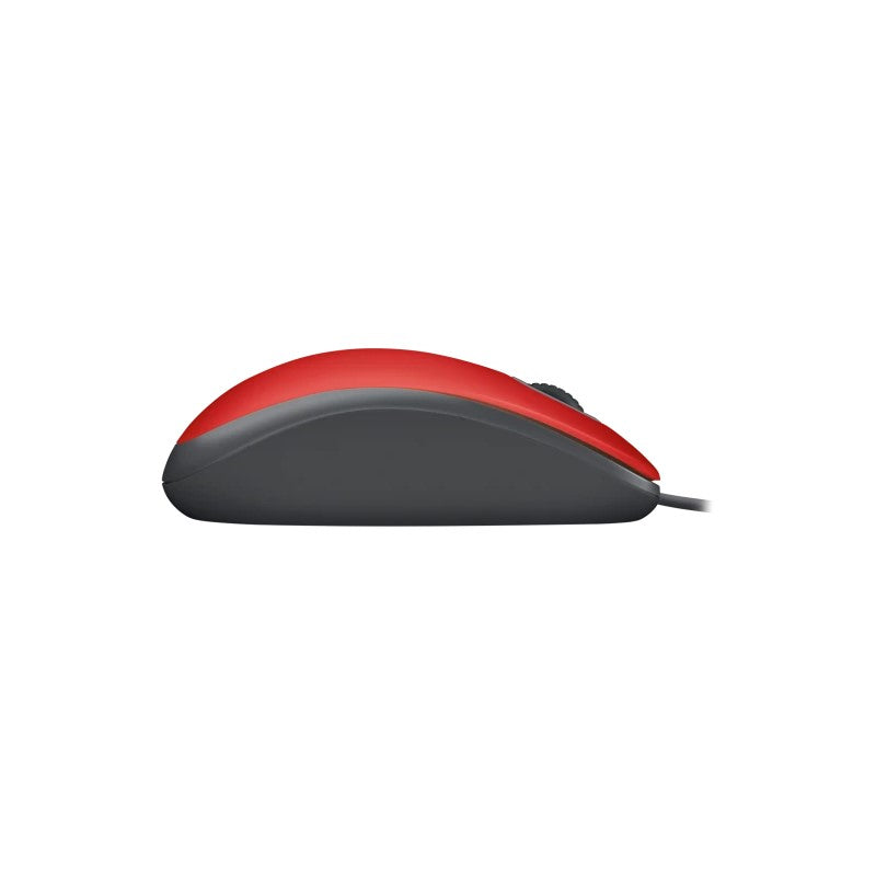 Mouse Logitech M110 Óptico USB 1,000 DPI Silent Red, Scroll Rueda 3D, Ambidiestro