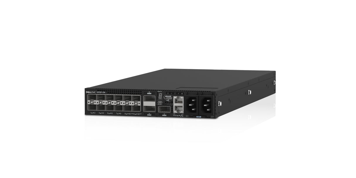 DELL S-Series S4112F Gestionado L2/L3 1U Negro, Bidireccional completo (Full duplex), Montaje en rack