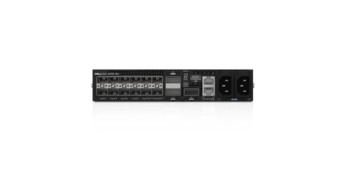 DELL S-Series S4112F Gestionado L2/L3 1U Negro, Bidireccional completo (Full duplex), Montaje en rack