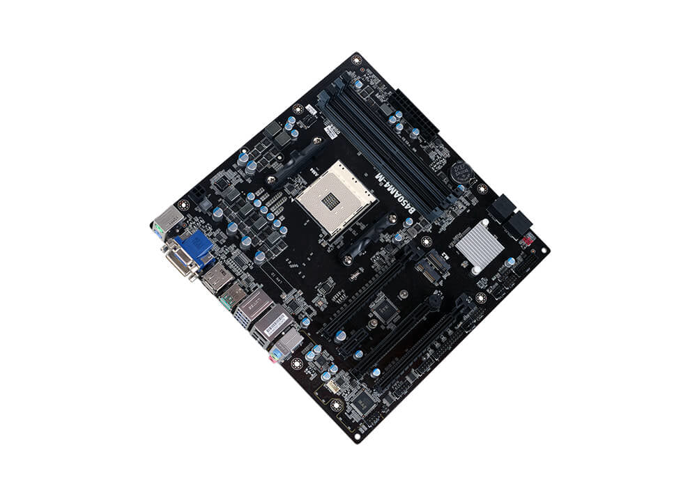 ECS B450AM4-M placa base AMD B450 Enchufe AM4 Micro ATX, AMD Athlon, DDR4-SDRAM, DIMM