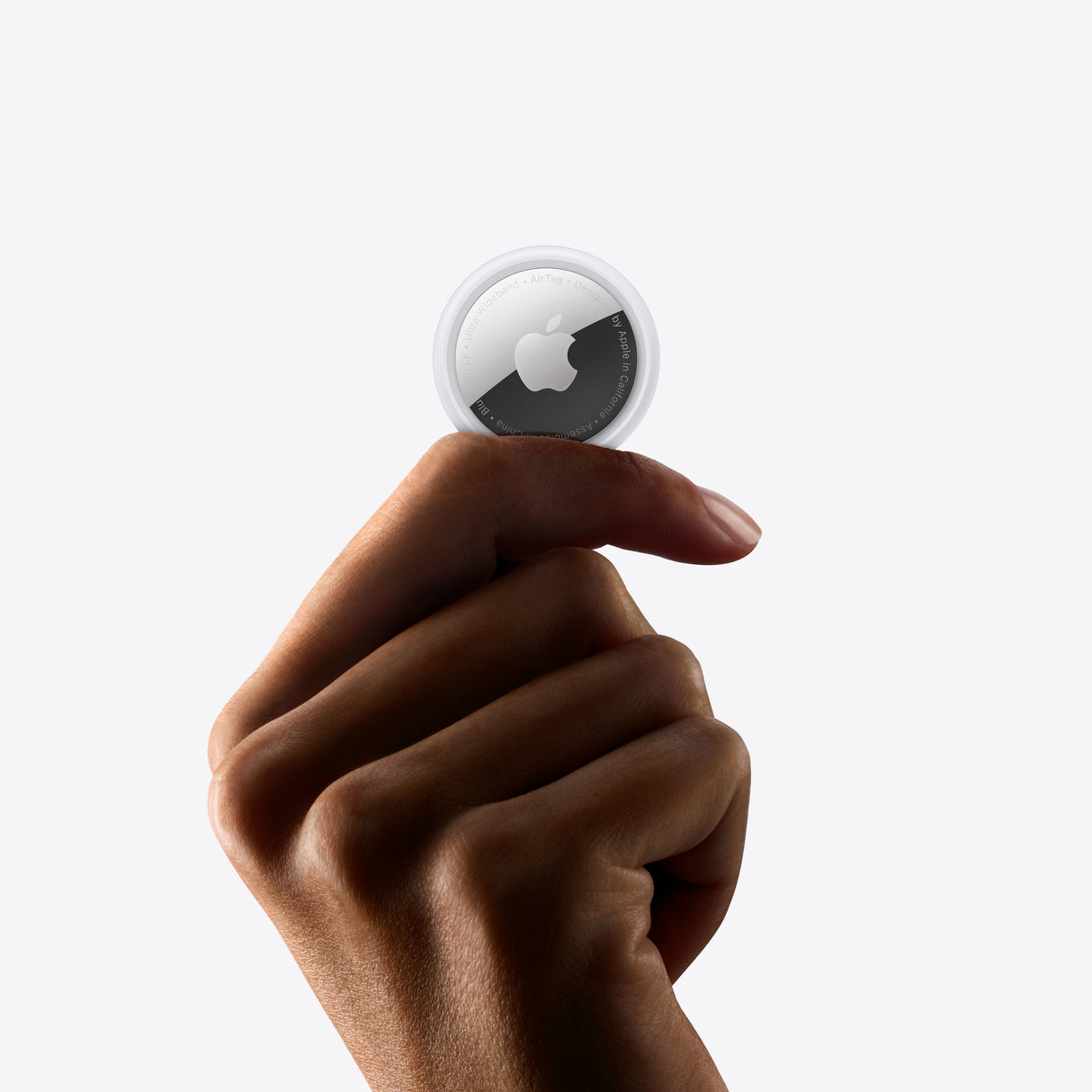 Apple AirTag Elementos Buscador Plata, Blanco, Resistente al polvo, CR2032