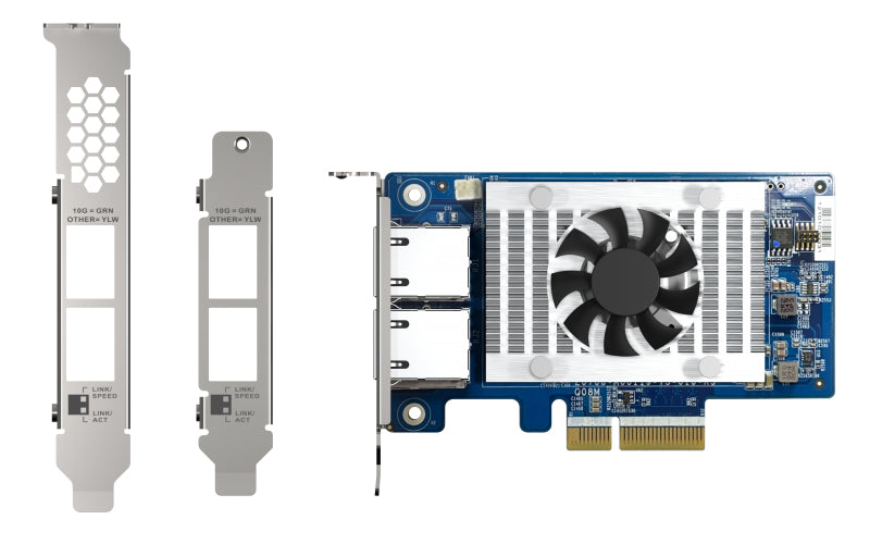 QNAP QXG-10G2T-X710 tarjetas de red Alámbrico PCI Express Ethernet 2