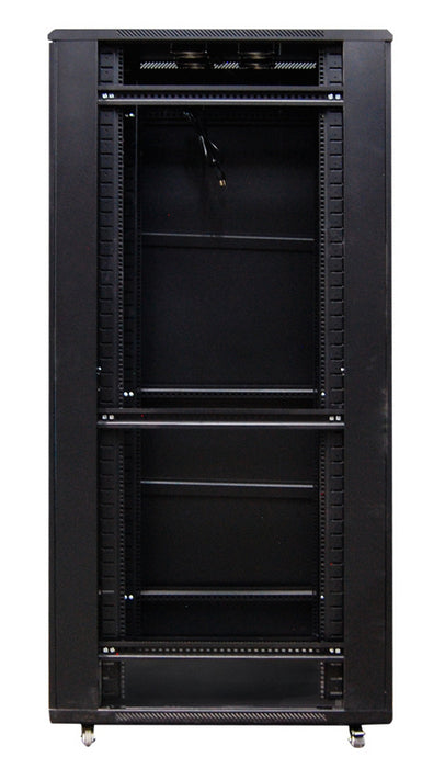 Enson ENS-RKGB45U4 armario rack Rack o bastidor independiente Negro, 800 kg, Rueda de reenvío