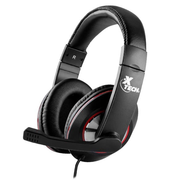 Xtech XTH-531 audífono y auriculare Auriculares Alámbrico Diadema Juego Negro, 20 - 20000 Hz, 185 g