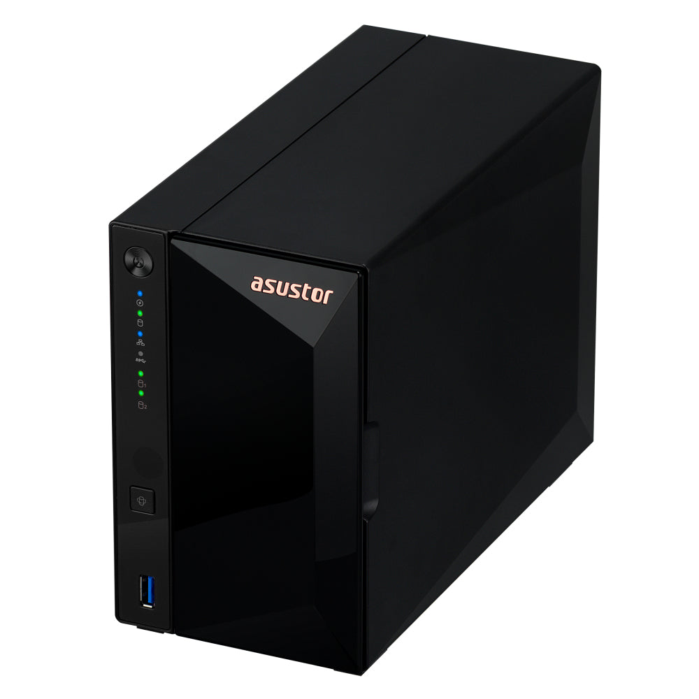 Asustor DRIVESTOR 2 Pro Gen2 AS3302T v2 NAS Realtek RTD1619B 2 GB DDR4 ADM Negro
