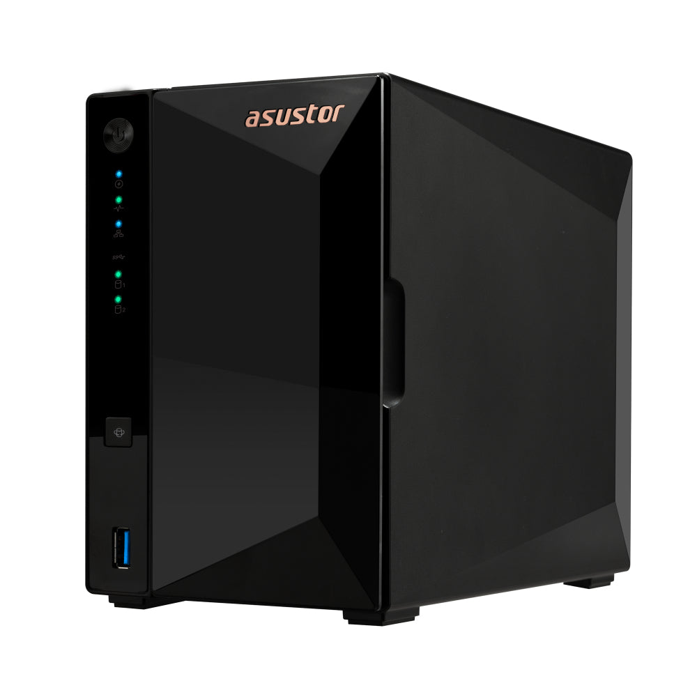 Asustor DRIVESTOR 2 Pro Gen2 AS3302T v2 NAS Realtek RTD1619B 2 GB DDR4 ADM Negro