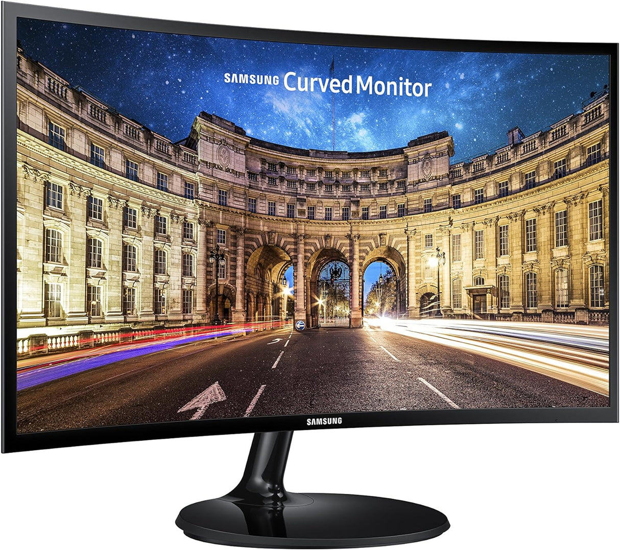 Monitor Curvo Samsung LC24F390FHL LED 23.5'', Experiencia Inmersiva, Full HD, Resolución 1920 X 1080, Panel Va, FreeSync, HDMI, Negro - LC24F390FHLXZX