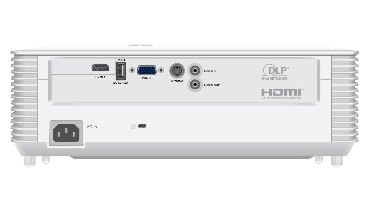 ScreenPlay MULTIMEDIA PROJECTOR Proyector de alcance estándar 4000 lúmenes ANSI DLP XGA (1024x768) 3D Blanco, 30000:1, 7