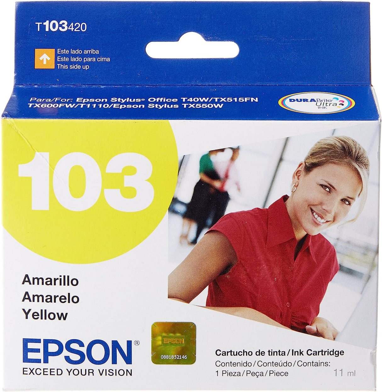 Tinta Epson Stylus Amarillo T40W Tx600Wf - T103420-Al