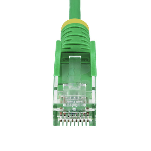 StarTech.com Cable de Red Ethernet CAT6 Delgado sin Enganches Verde de 15m - Cable RJ45 Snagless Slim 28AWG - Alambre de