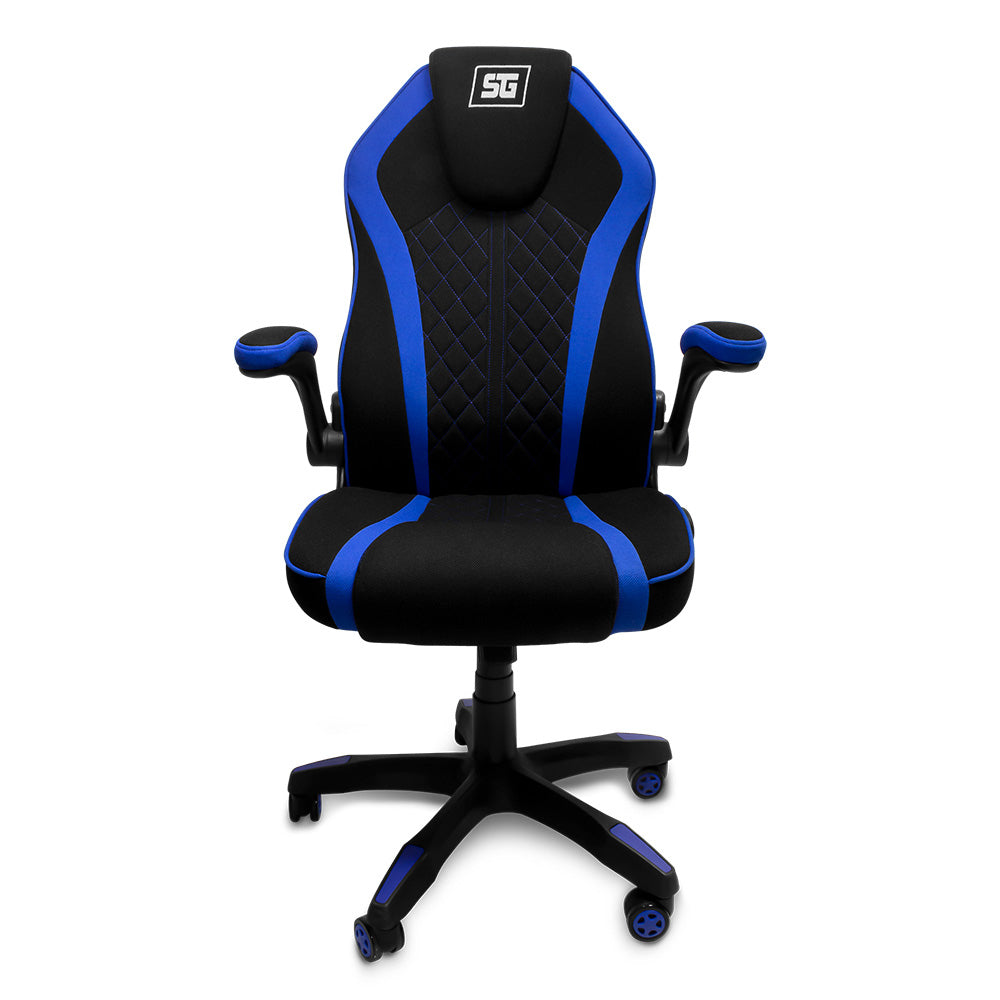 Vorago CGC300 Silla para videojuegos universal Asiento acolchado Negro, Azul