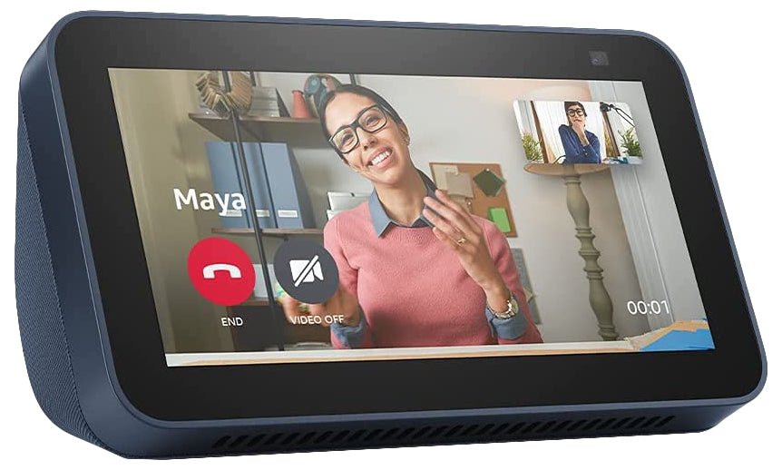 Amazon Echo Show 5, Amazon Alexa, Rectángulo, Azul, B08KJN3333 | Dispositivos con asistente virtual