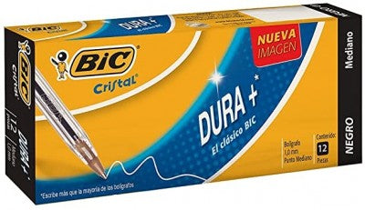BIC 923995 bolígrafo Negro Medio 12 pieza(s)