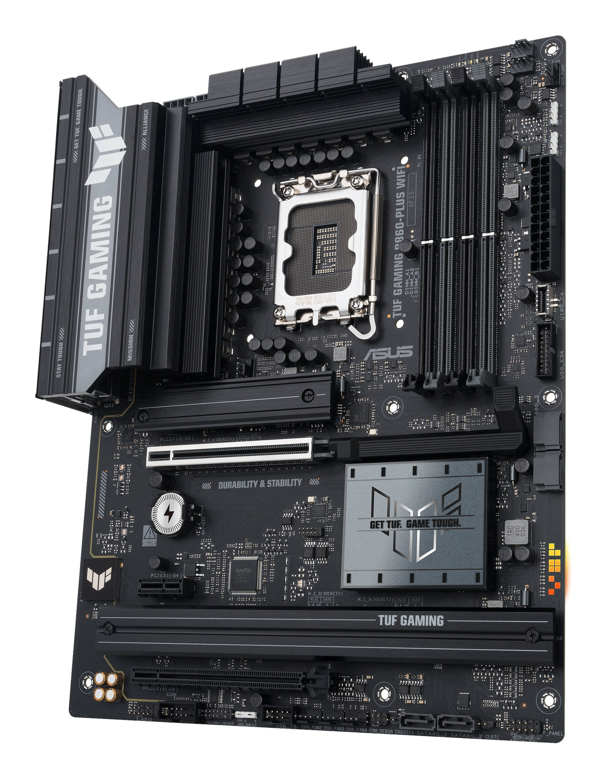 ASUS TUF GAMING B860-PLUS WIFI placas base Intel LGA 1851 (Socket V1) Intel Core Ultra (Series 2) LGA 1851
