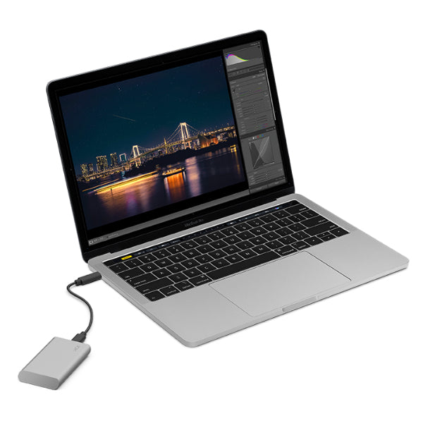 LaCie STKS1000400 unidad externa de estado sólido Tecnología Thunderbolt (Rayo) 1 TB USB Tipo C 3.2 Gen 2 (3.1 Gen 2) Pl