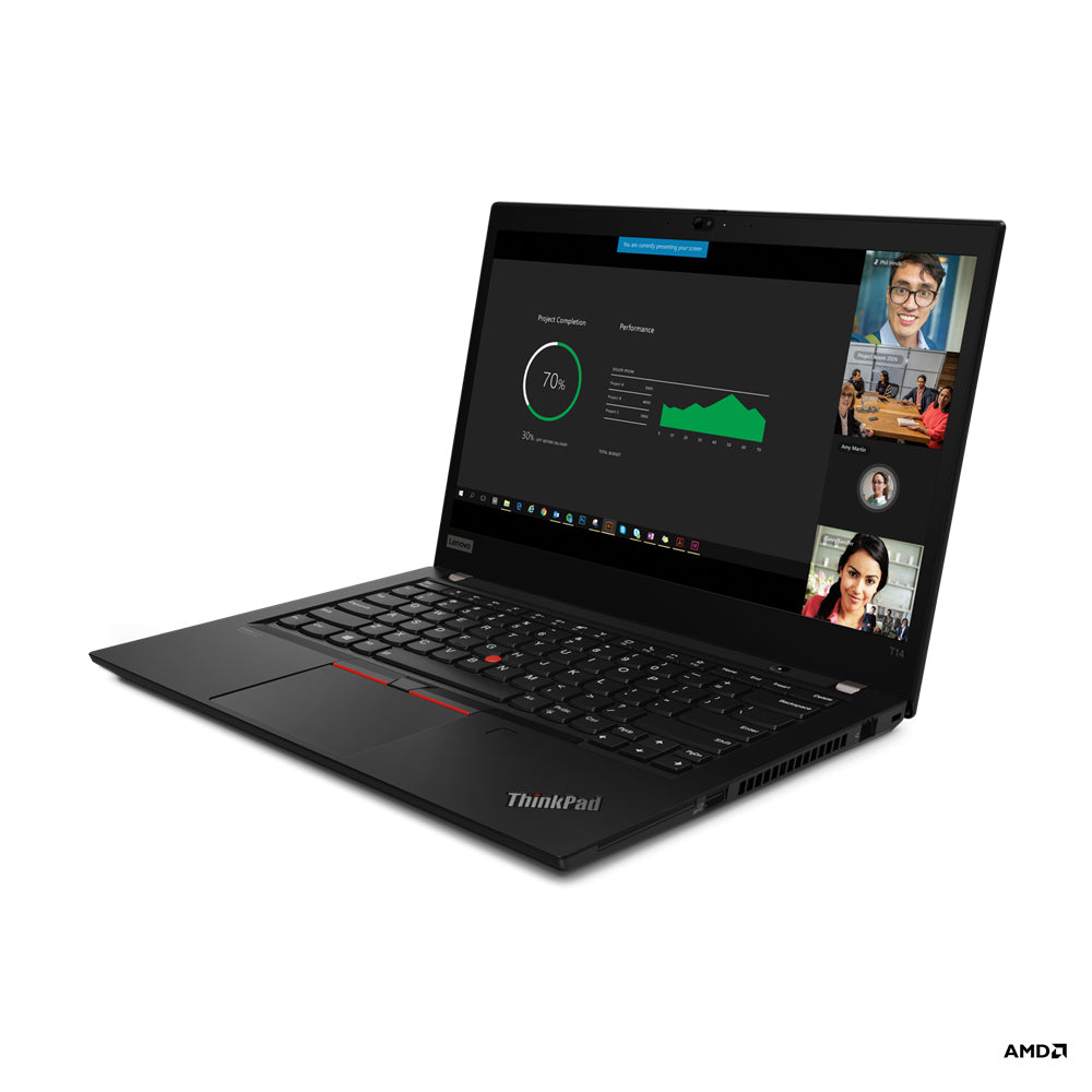 Lenovo ThinkPad T14 Gen 2 (AMD) Laptop Portátil Negro Concha 35,6 cm (14")