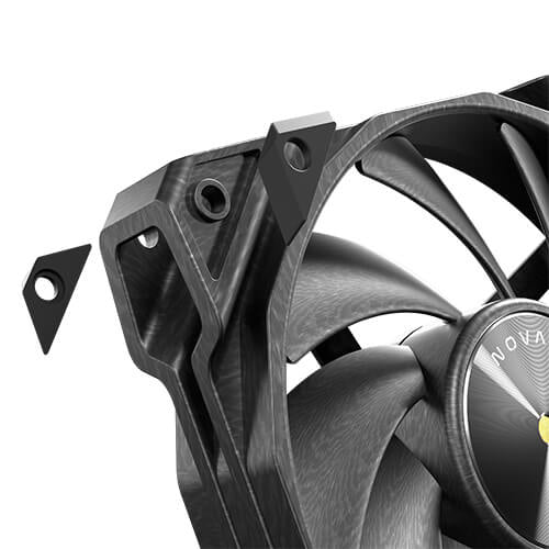 Antec Nova Gabinete de la computadora Ventilador 12 cm Negro 1 pieza(s)
