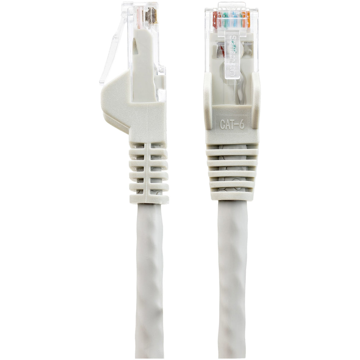 StarTech.com Cable de 15m CAT6 Ethernet - LSZH - Cable de Red RJ45 UTP de 10Gb - 650MHz - PoE de 100W - Latiguillo Snagl