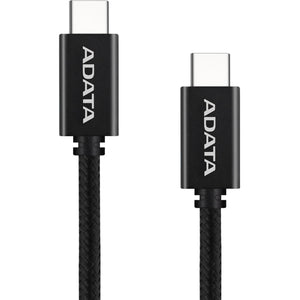 CABLE ADATA TIPO C A TIPO C CACC-100PN-BK 1METRO COLOR NEGRO