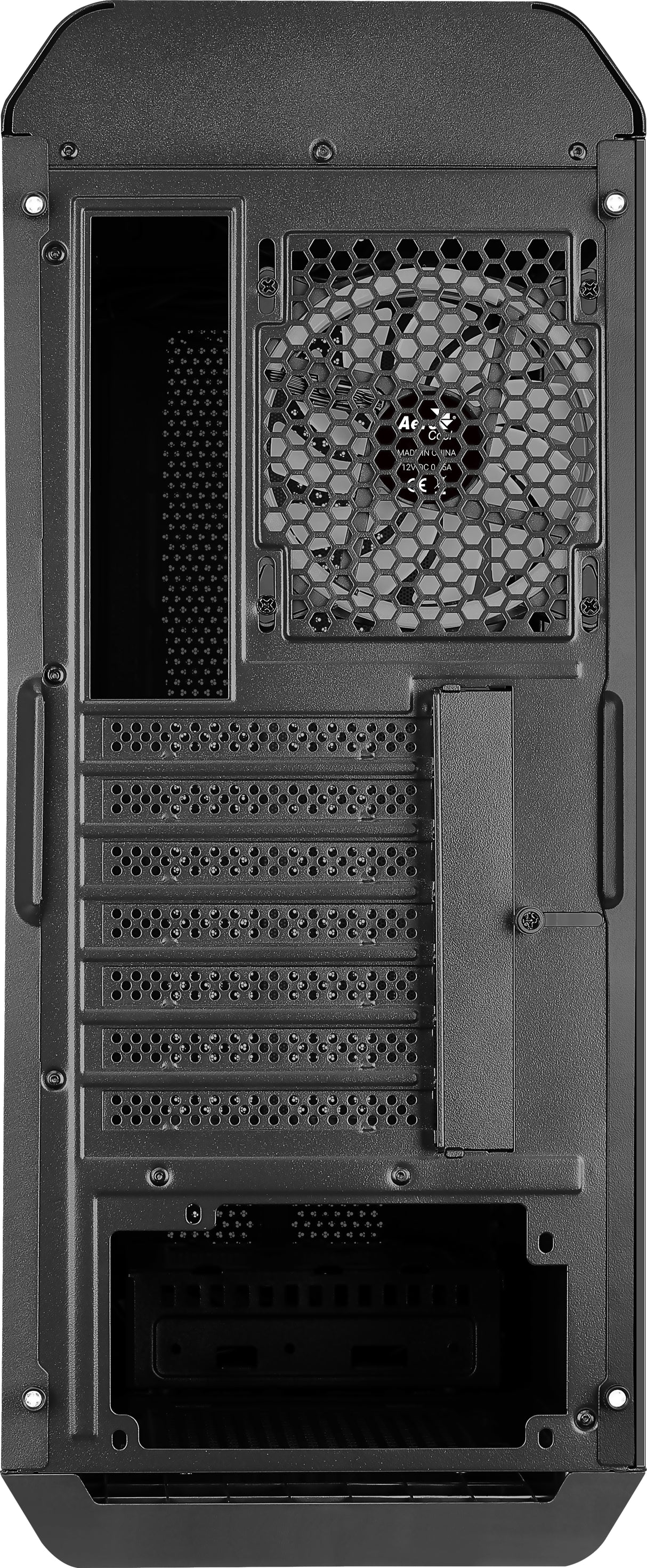 Gabinete AeroCool Splinter Duo G V1 Cristal templado Negro ARGB ATX 3xVentiladores (No compatible con Cooler 240mm)