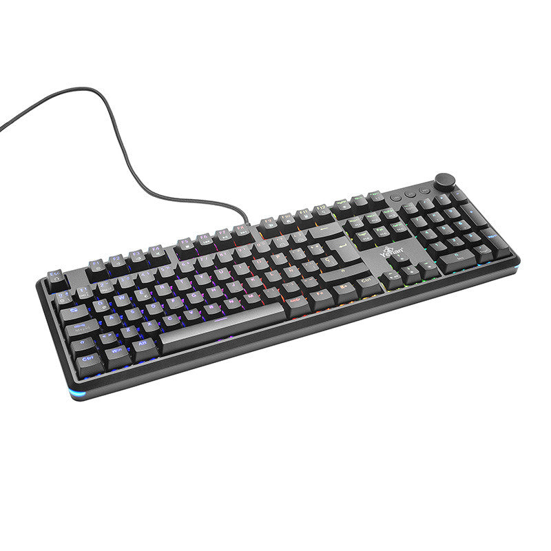 Yeyian Asward Series 3000 teclado Hogar USB QWERTY Negro, Alámbrico, Interruptor mecánico, LED RGB